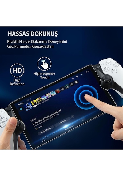 Playstation Ps Portal Oyun Konsolu 9h Nano Temperli Cam Ekran Koruyucu-2 Adet