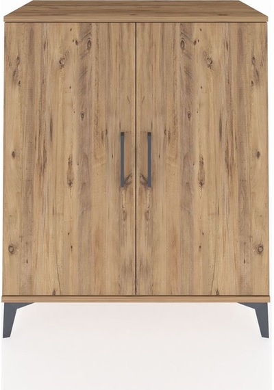 Hyperion Şifonyer 2 Raflı 2 Kapaklı 88x44x106 Çam-çam Çam