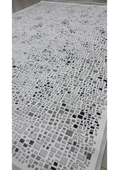 Safyün Halı Kadife Kf443 Gri 200 X 290 Renkli