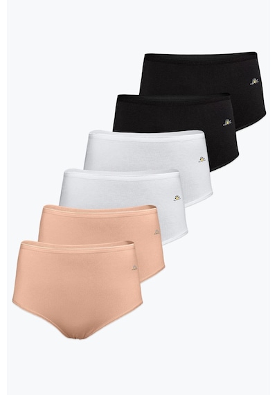 Kadın 6 Lı Paket Siyah Beyaz Ten Modal Yüksek Bel Slip Külot 6gg1851 Siyah-Beyaz-Ten Kadın 6 Lı Paket Siyah Beyaz Ten Modal Yüksek Bel Slip Külot 6gg1851 Siyah-Beyaz-Ten