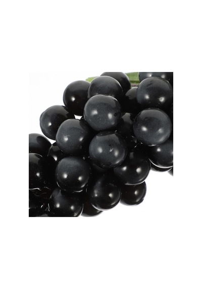 2li Set Yapay Meyve Siyah Üzüm Süs Dekoratif Sahte Meyve 15cm