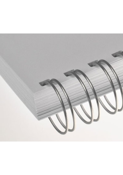 Office Force 1/4'' Gümüş 3:1'' (Inç) A4 34 Loop Kutu Tel Spiral 1