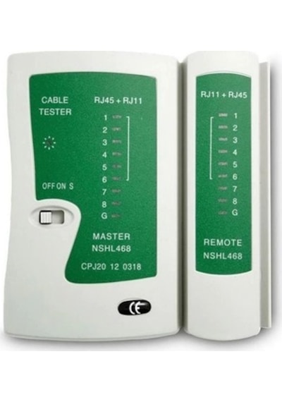 İnternet Kablo Test Cihazı Cat6 Kablo Tester Cat5 Kablo Test Cihacı Rj11 Tester