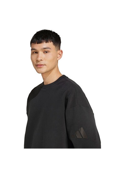 Adidas M Soft Lux Sk Crew Erkek Günlük Sweatshirt Kf0485 Siyah
