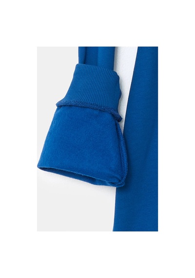 LC Waikiki Bisiklet Yaka Erkek Çocuk Sweatshirt Koyu Mavi