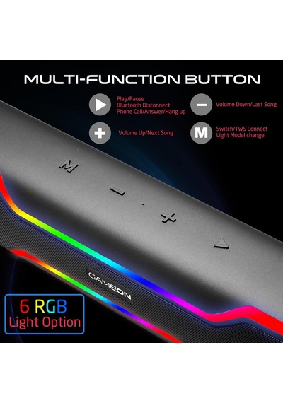 Dominator Blaze Kablosuz Rgb Oyun Soundbar