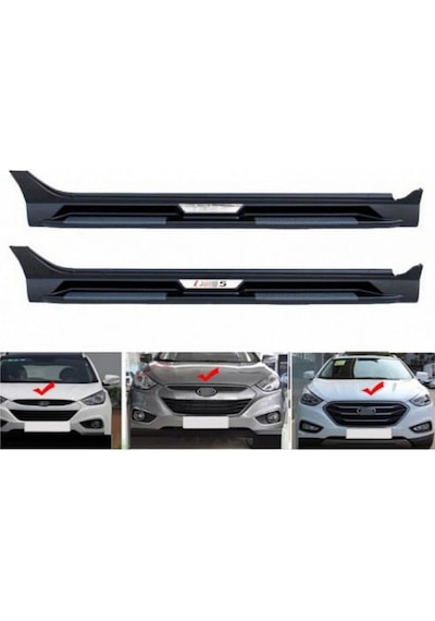Hyundai İx35 Yan Basamak Koruma Oem Siyah 2010+ Sonrası