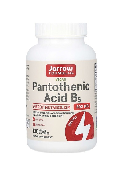 Jarrow Formulas, Pantothenic Acid B5, 100 Veg Caps