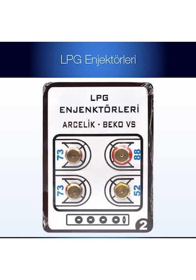 Murat Dedantör 5 Li Set Lpg Enjektör 2.Mt. Hortum 2 Kelepçe Pipo - 214274006