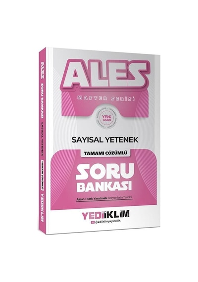 Yediiklim 2027 Ales Master Sayısal Yetenek Soru Bankası Çözümlü