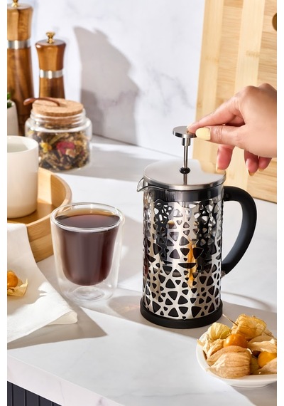 Karaca Nico French Press 1000 Ml Gümüş