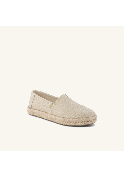 10023022 Champagne Glimmer Terlik Kadın 10023022 Toms Alpargata Rope 2.0 Champagne Glimmer Slub Can