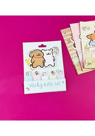 Sevimli Köpek Tasarımlı Post-it