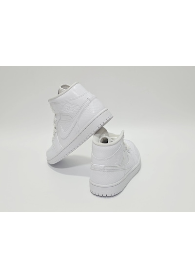 Nike Air Jordan 1 Mid Kadın Basketbol Ayakkabısı 38 Numara Beyaz