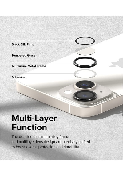 Apple Uyumlu iPhone 14 / Plus Halka Set Kamera Lens Koruyucu 559227285