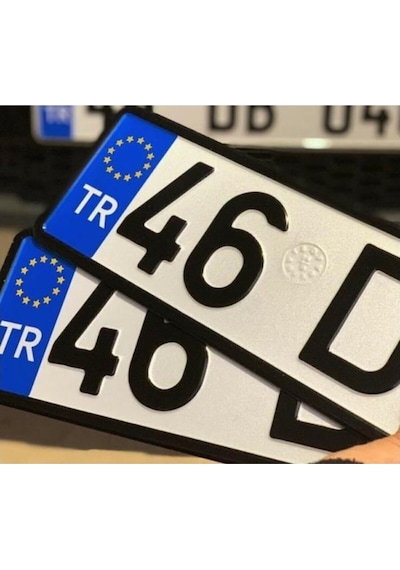 Plaka Sticker Avrupa Birliği Yıldızı 4 Adet 3x3 Cm Sarı