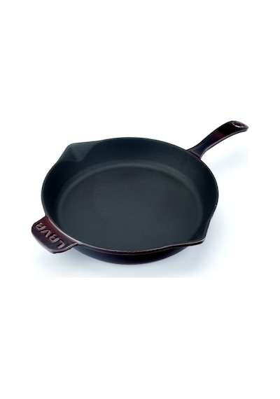 Lava Döküm Yuvarlak Kızartma Tavası Metal Saplı 28 CM Majolica