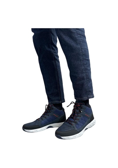 Liger Outdoor Bot Ayakkabı Kışlık Dayanıklı Sağlam Taban Bağcıklı Lacivert-lacivert Lacivert