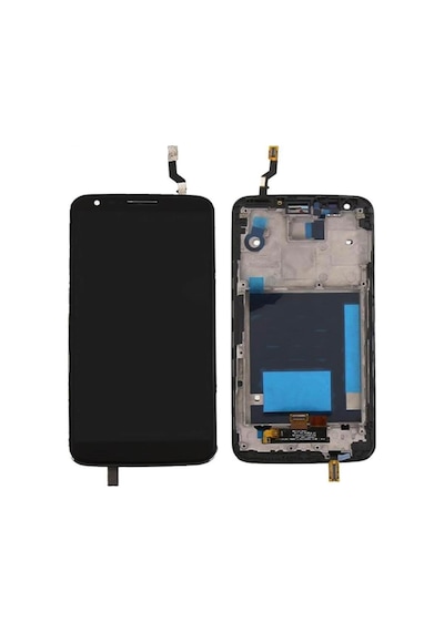 LG Uyumlu G2 D802 Lcd Ekran Dokunmatik Siyah Çıtalı