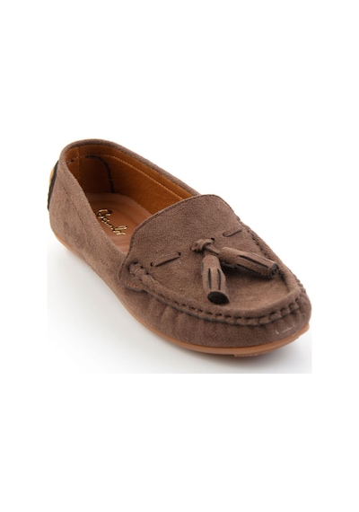 Bambi Kahve Kadın Loafer Ayakkabı K01309000672 Kahve