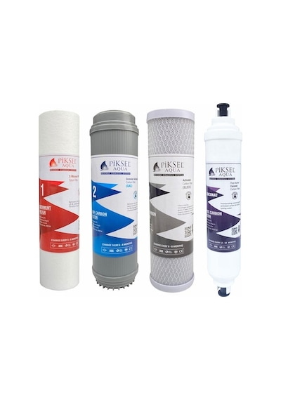 Piksel Aqua Açık Kasa Su Arıtma Cihazı Için 4Lü Su Arıtma Filtre (443888686)