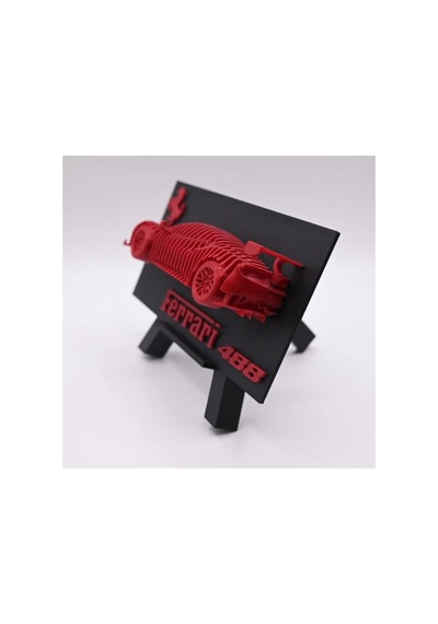 Ferrari 488 Katmanlı 1:24 Ölçekli Model Araç