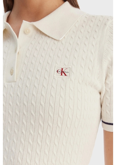 Calvin Klein Bayan Elbise Lv047f323g Yas Beyaz BEYAZ