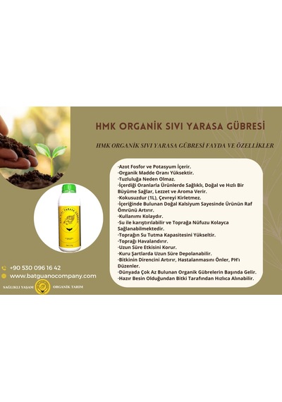 Hmk Sıvı Yarasa Gübresi 5 Litre