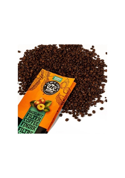 Oze Fındık Aromalı Filtre Kahve 2 x 250 G Makine Kağıt Filtre Metal Filtre