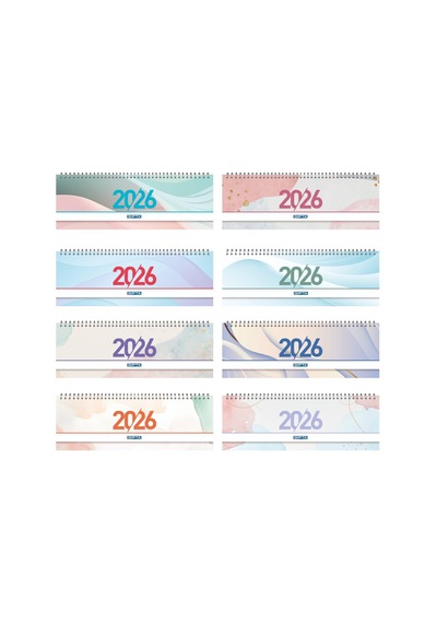 Gıpta 2026 Spiralli Masa Takvimi 12x33 Cm 1 ADET
