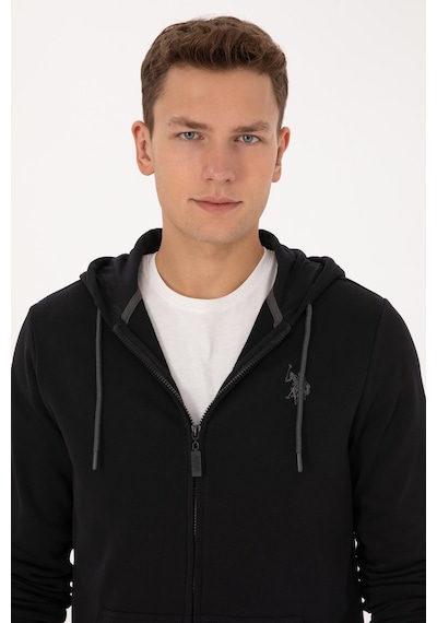 U.S. Polo Assn. Erkek Siyah Örme Hırka 50313748-VR046