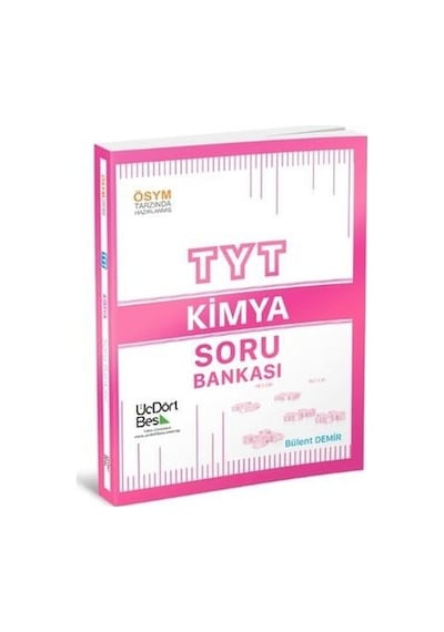 Üçdörtbeş Yayınları Tyt Kimya Soru Bankası 2022 Model N11.23842
