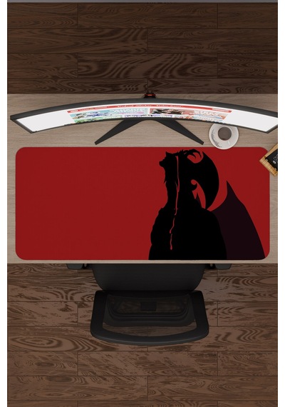 Devilman Crybaby Anime V2 - 90x40 Xxl Gaming Kauçuk Kaymaz Taban Mouse Pad Fare Altlığı