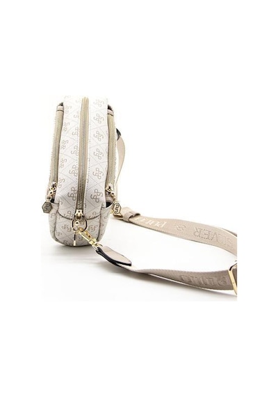 Silver Polo Sp1142 Kadın Çapraz Çanta Monogram Bej-kum