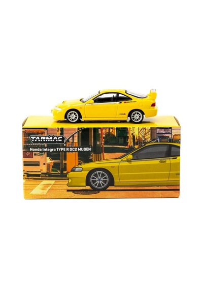 Eco Lounge 1/64 Honda Integra Type R Dc2 Mugen Sunlight Yellow
