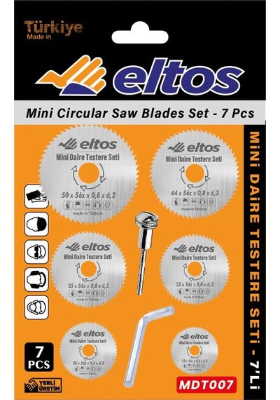 Eltos Mini Daire Testere Seti 7'li Mtd007