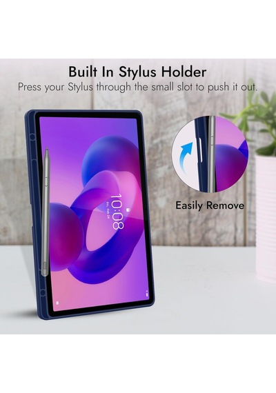 Lenovo Idea Tab Pro 12.7inç Tb-370fu/tb371fc Uyumlu Kılıf Kalem Bölmeli Smart Case Kılıf
