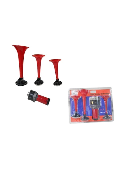 Kendinden Kompresörlü Havalı 3 Borulu 12 Volt Korna Roleli Oto Korna
