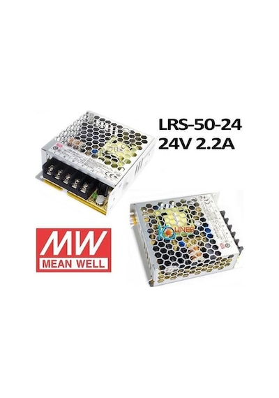Meanwell Lrs-50-24 50W 2,2 Amper Led Trafo Adaptör Güç Kaynağı