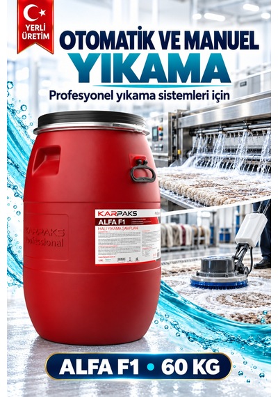 Alfa F1 Ultra Halı Yıkama Şampuanı 60kg Tekli