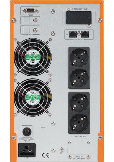 Makelsan Powerpack Se 2kva 5-10dk 4x12v/7ah 1f/1f Online Ups Mu02000n11eav04