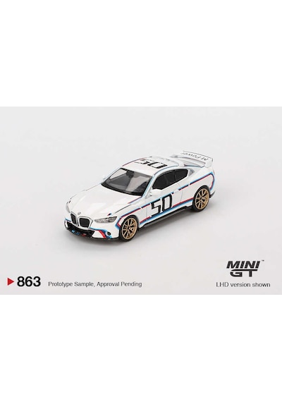 Mini Gt 1/64 863 Bmw 3.0 Csl White