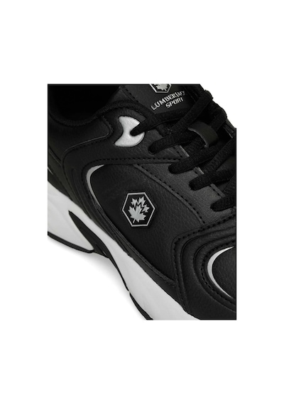 Lumberjack Pol Pu 4pr Erkek Siyah Sneaker Ayakkabı-siyah Siyah