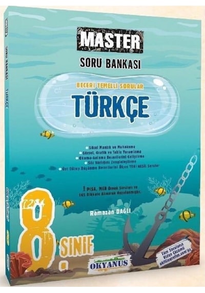 Okyanus Yayıncılık - 8.Sınıf Master Türkçe Soru Bankası
