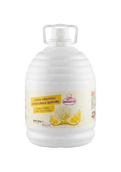 Ovalette Limon Aromalı Dondurma Şurubu - 5 Kg