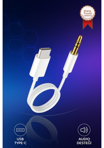 Torima Jh-036 Type-c To 3.5 Mm Aux Dönüştürücü Kablo