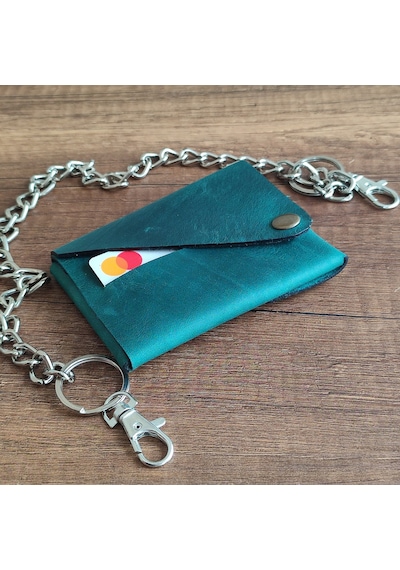 Sumerian Leather Craft Minimalist Deri Cüzdan