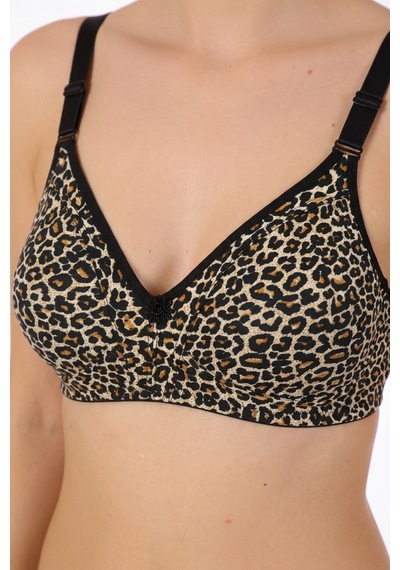 İçtemoda Telsiz Balensiz Desteksiz Dolgusuz Pedsiz Kapsız Toparlayıcı Minimizer Sütyen Sb1002 Leopar İçtemoda Telsiz Balensiz Desteksiz Dolgusuz Pedsiz Kapsız Toparlayıcı Minimizer Sütyen Sb1002 Leopar