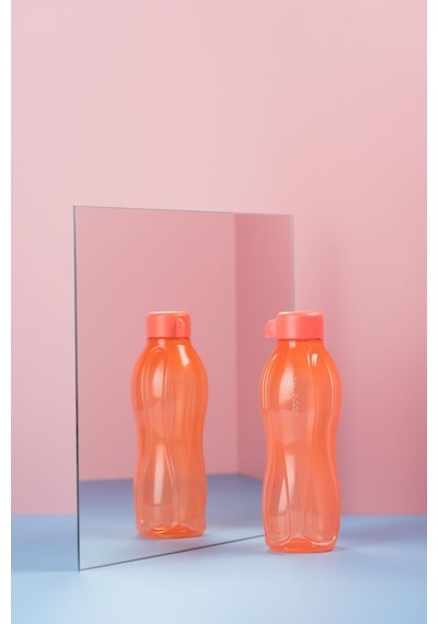Eco Şişe Kolay Kapak Suluk Ve Matara Pembe Ve Turuncu 2'li 500ml Pembe-turuncu