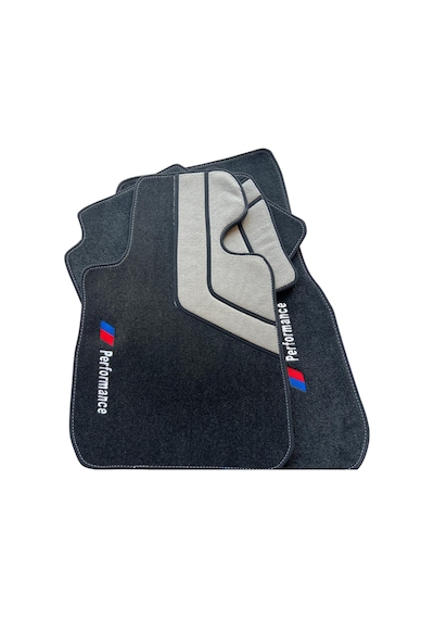 Oto Halı Paspas Seti Bmw 3 Serisi E91 2005 2012 Uyumlu Sport Kaymaz & Şık Tasarım - Tasarım 1